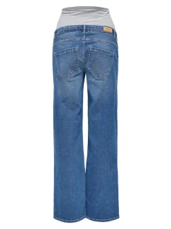 OLMSNOW Hohe Taille Weiter Beinschnitt Jeans