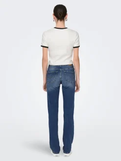 ONLALICIA Mittlere Taille Gerade geschnitten Jeans