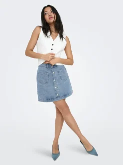 ONLAMAZING Denim Jeansrock Kurzer Rock