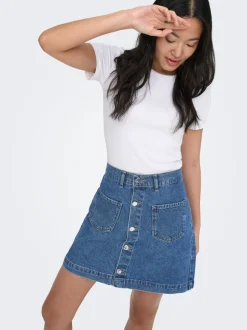 ONLAMAZING Denim Jeansrock Kurzer Rock