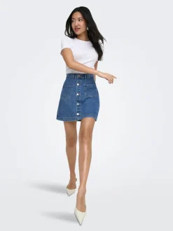 ONLAMAZING Denim Jeansrock Kurzer Rock