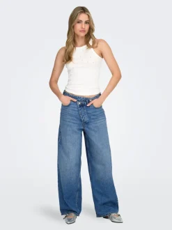 ONLAMBER Niedrige Taille Baggy Fit Jeans