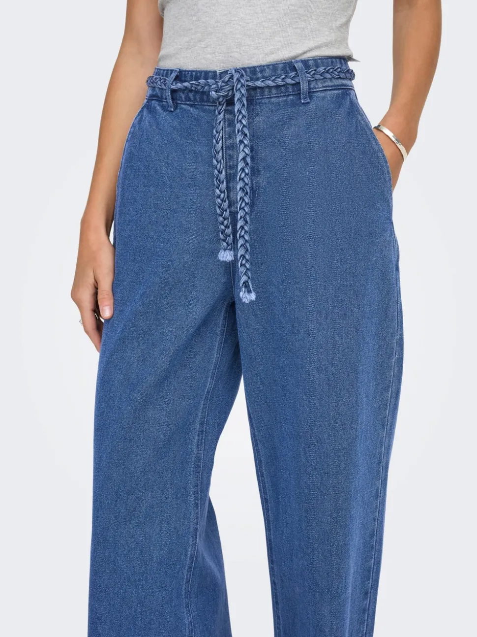 ONLARLENE Hohe Taille Weiter Beinschnitt Jeans