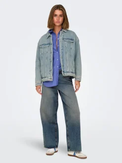 ONLBAXTER Mittlere Taille Weiter Beinschnitt Jeans