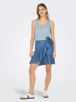 ONLBEA Denim Jeansrock Kurzer Rock