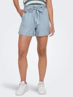 ONLBEA Hohe Taille Normal geschnitten Jeans-Shorts