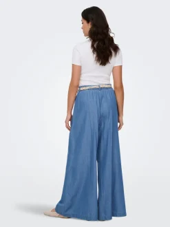 ONLBEA Hohe Taille Weiter Beinschnitt Jeans