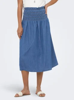 ONLBEA Jeansrock Midirock