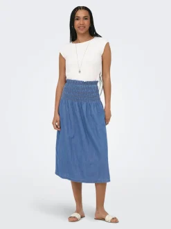 ONLBEA Jeansrock Midirock