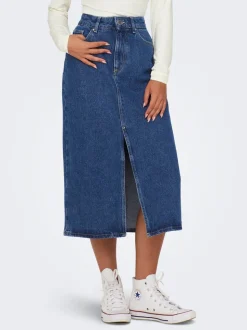 ONLBIANCA Denim Jeansrock Midirock