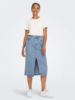 ONLBIANCA Denim Jeansrock Midirock