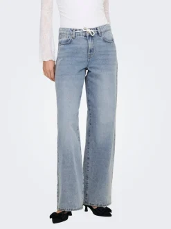 ONLBLISS Mittlere Taille Weiter Beinschnitt Jeans