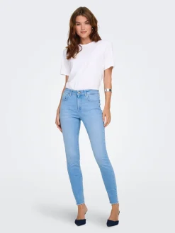 ONLBLUSH Hohe Taille Skinny Fit Knöchellang Jeans