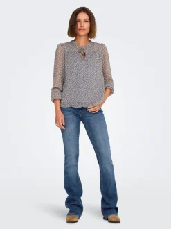 ONLBLUSH Mittlere Taille Flared Jeans