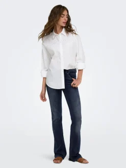 ONLBLUSH Mittlere Taille Flared Jeans