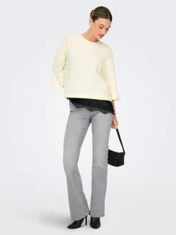 ONLBLUSH Mittlere Taille Flared Jeans