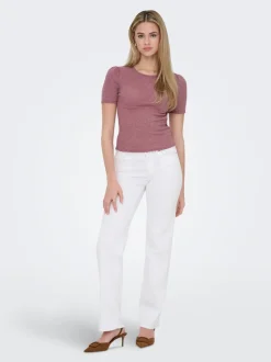 ONLBLUSH Mittlere Taille Gerade geschnitten Jeans
