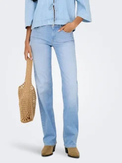 ONLBLUSH Mittlere Taille Gerade geschnitten Jeans