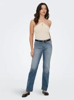 ONLBLUSH Mittlere Taille Gerade geschnitten Jeans