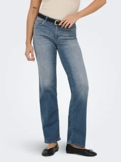 ONLBLUSH Mittlere Taille Gerade geschnitten Jeans