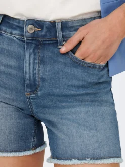 ONLBLUSH Mittlere Taille Normal geschnitten Jeans-Shorts