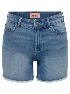 ONLBLUSH Mittlere Taille Normal geschnitten Jeans-Shorts