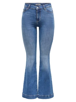 ONLBLUSH Mittlere Taille Retro-Fit, ausgestellt Jeans