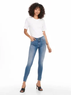 ONLBLUSH Mittlere Taille Skinny Fit Knöchellang Jeans