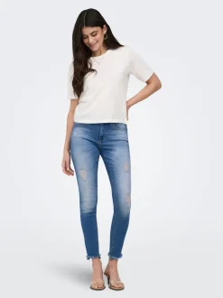 ONLBLUSH Mittlere Taille Skinny Fit Knöchellang Jeans