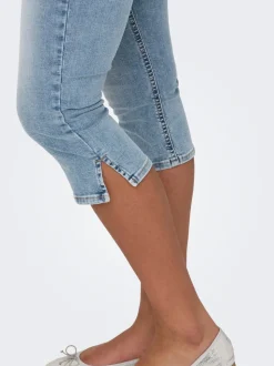 ONLBLUSH Mittlere Taille Skinny Fit capri Jeans-Shorts