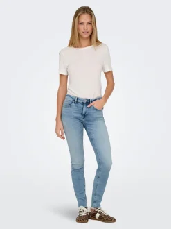 ONLBLUSH Mittlere Taille Skinny Fit Knöchellang Jeans