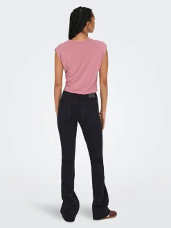 ONLBLUSH Niedrige Taille Flared Jeans