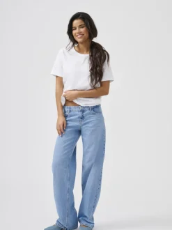 ONLBRENDA Niedrige Taille Gerade geschnitten Jeans