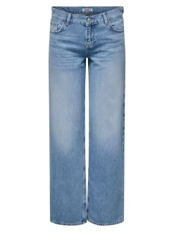 ONLBRENDA Niedrige Taille Gerade geschnitten Jeans