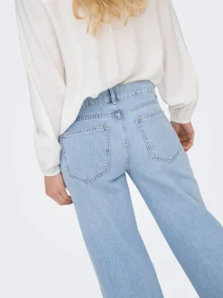 ONLBRENDA Niedrige Taille Gerade geschnitten Jeans