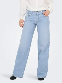 ONLBRENDA Niedrige Taille Gerade geschnitten Jeans