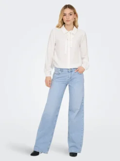 ONLBRENDA Niedrige Taille Gerade geschnitten Jeans