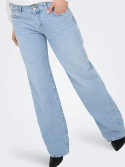 ONLBRENDA Niedrige Taille Gerade geschnitten Jeans