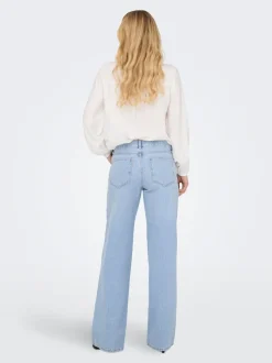 ONLBRENDA Niedrige Taille Gerade geschnitten Jeans