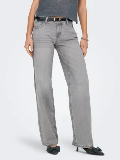 ONLBRENDA Niedrige Taille Gerade geschnitten Jeans