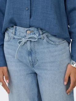 ONLBROOME Hohe Taille Weiter Beinschnitt Jeans