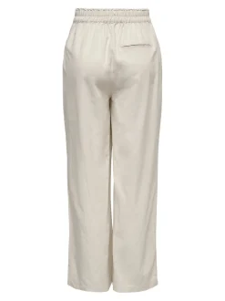 ONLBRUXELLES Gerade geschnitten Leinen Hose