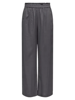 ONLBRUXELLES Gerade geschnitten Leinen Hose