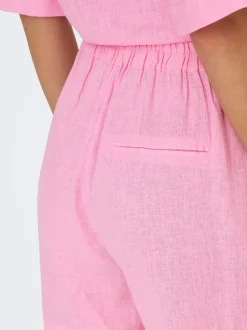 ONLBRUXELLES Normal geschnitten Leinen Shorts