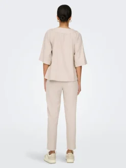 ONLCARO Leinen T-shirt