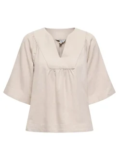 ONLCARO Leinen T-shirt