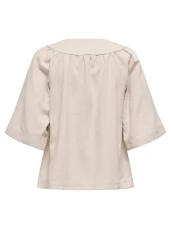 ONLCARO Leinen T-shirt