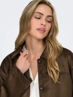 ONLCAROLINA Jacke aus faux Wildleder