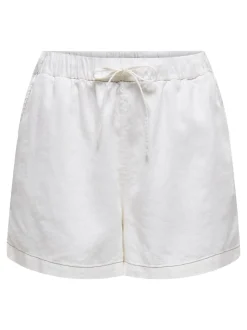 ONLCARO Mittlere Taille Normal geschnitten Leinen Shorts