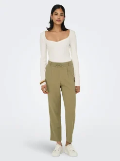 ONLCARO-POPTRASH Komfort Fit Leinen Hose